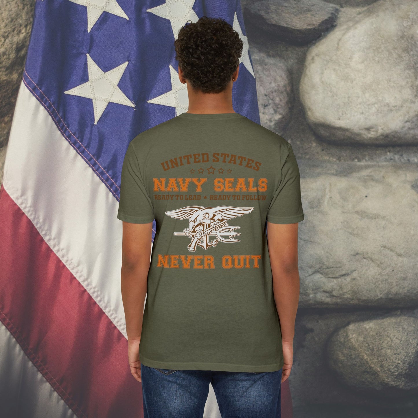 Navy Seals Never Quit T-shirt
