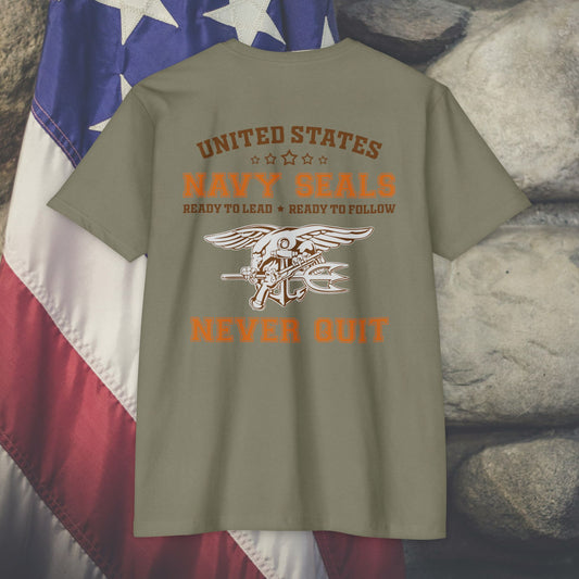 Navy Seals Never Quit T-shirt
