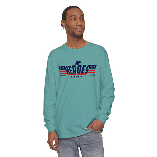 Long Sleeve T-Shirt Heroes Bar Key West
