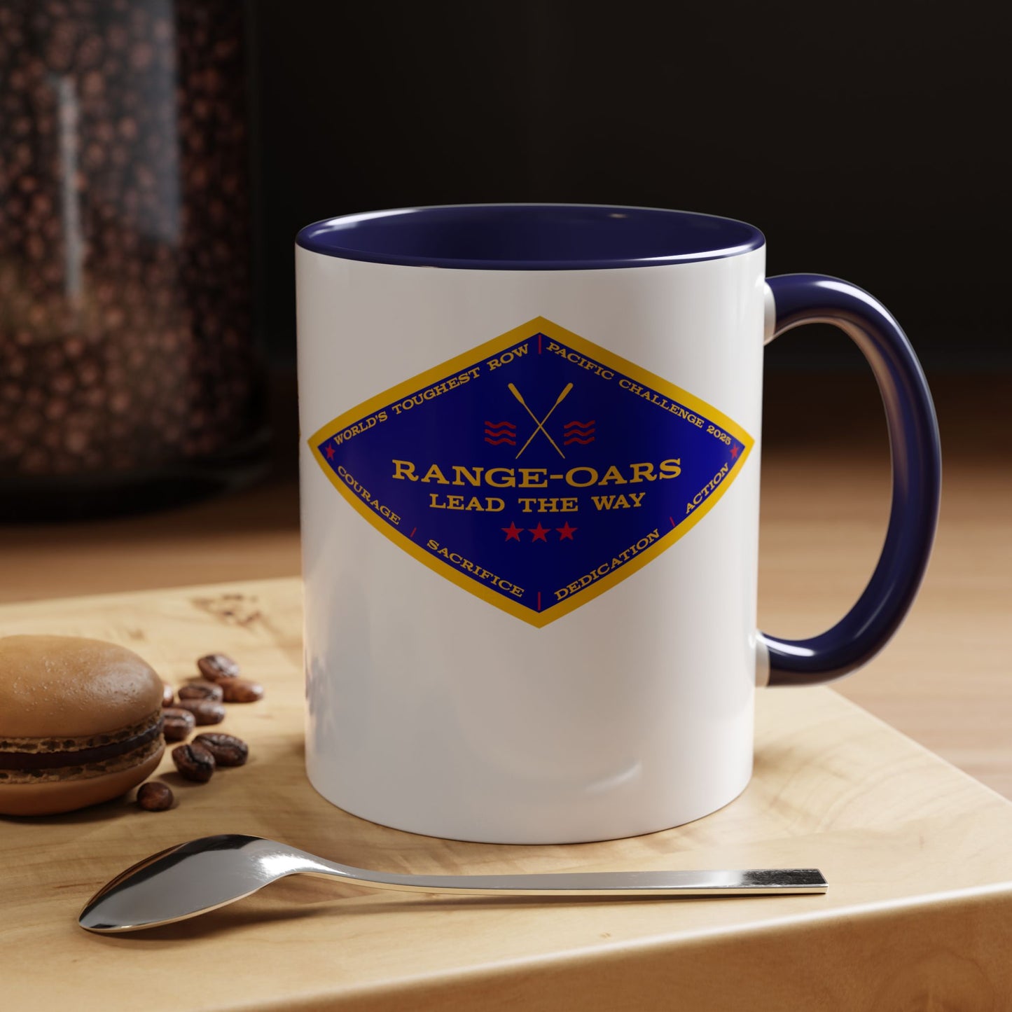 Range Oars Row Accent Coffee Mug