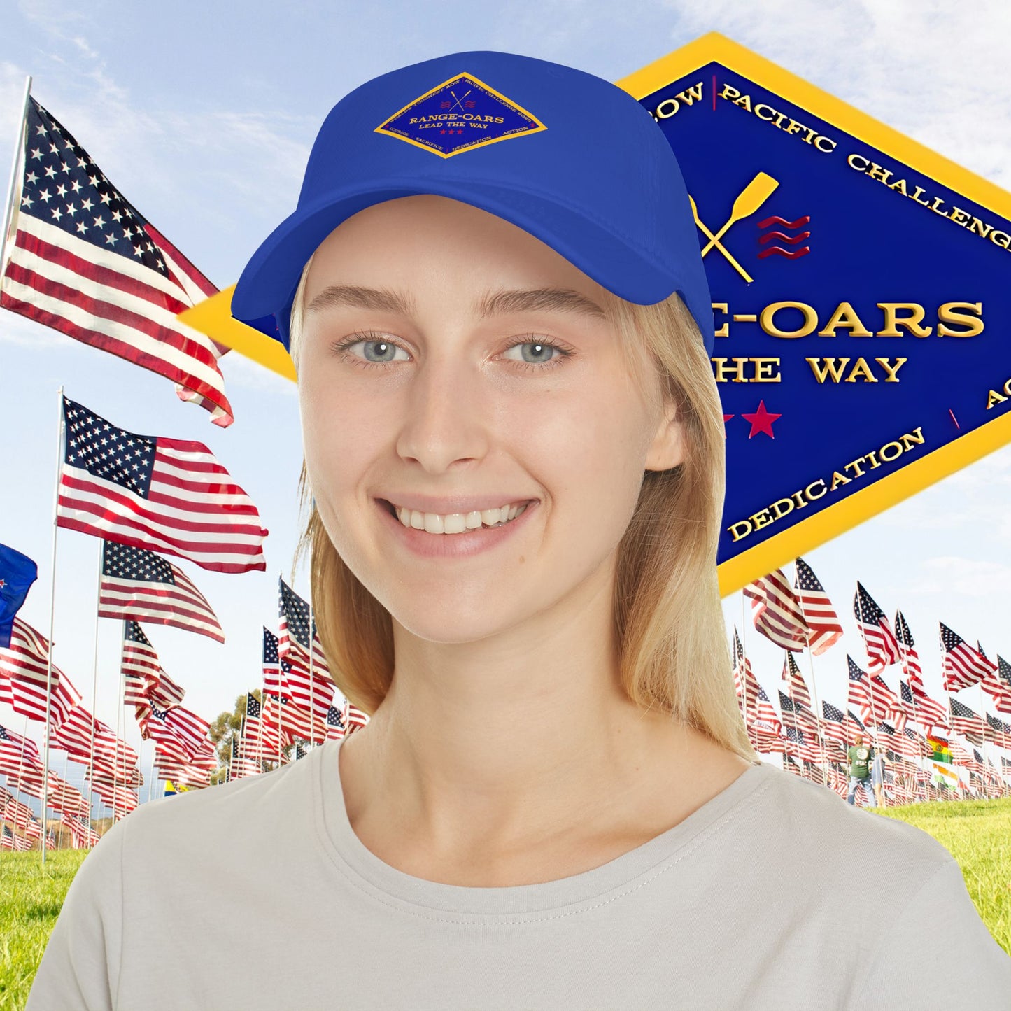 Range Oars Row Baseball Cap