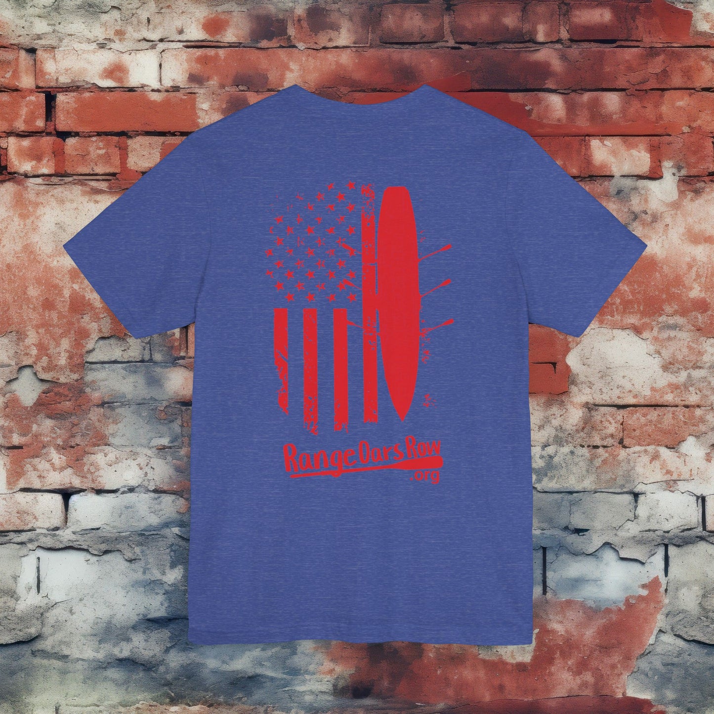 RangeOars Row Top Down Rowing Flag Shirt