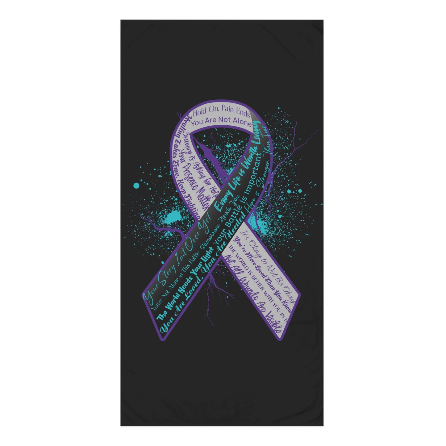 Suicide Prevention Mink-Cotton Towel