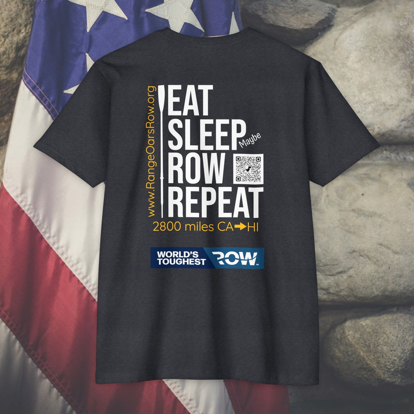 RangeOars Row Eat Sleep Row Repeat T-Shirt