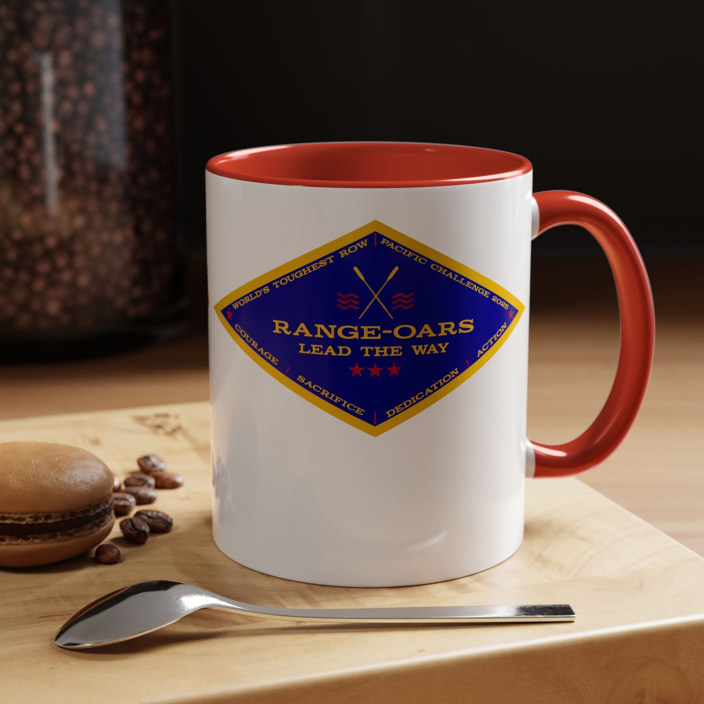 Range Oars Row Accent Coffee Mug