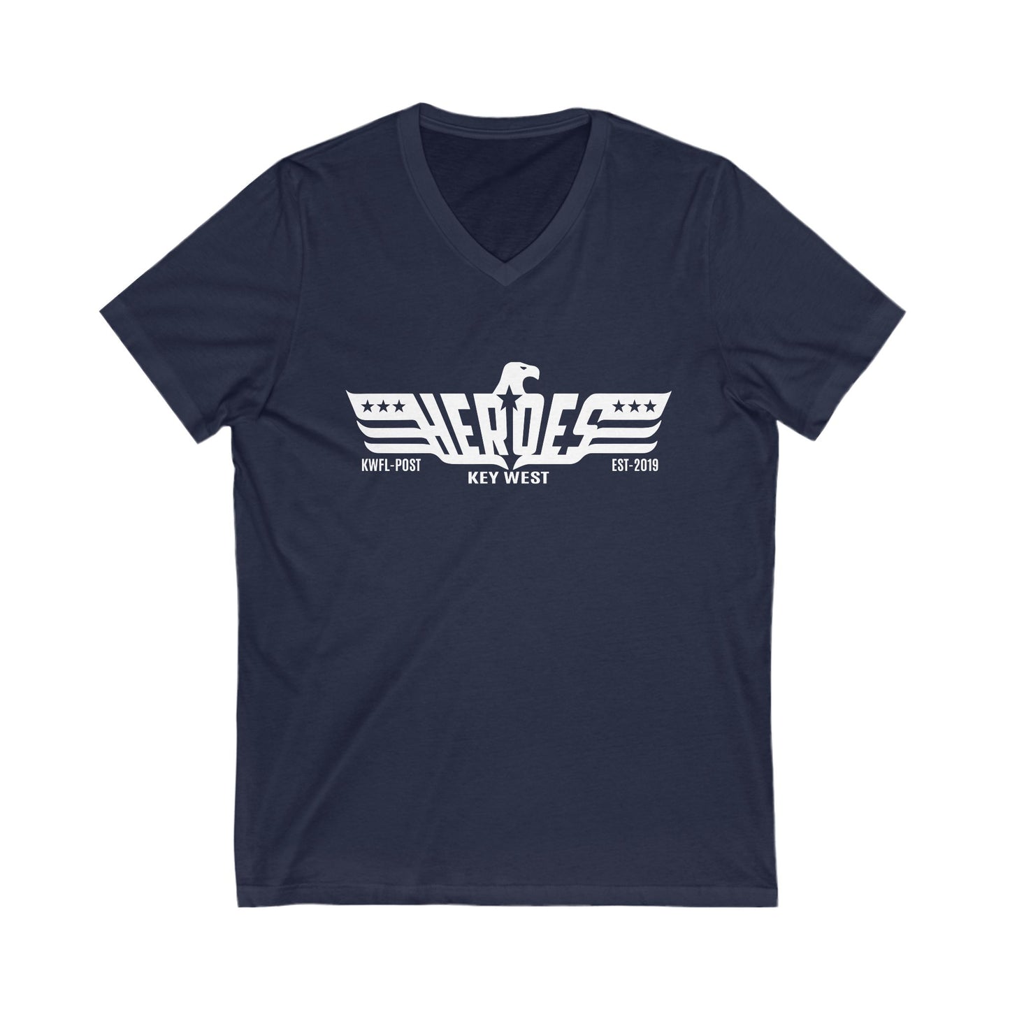Heroes Bar Key West V-Neck Tee