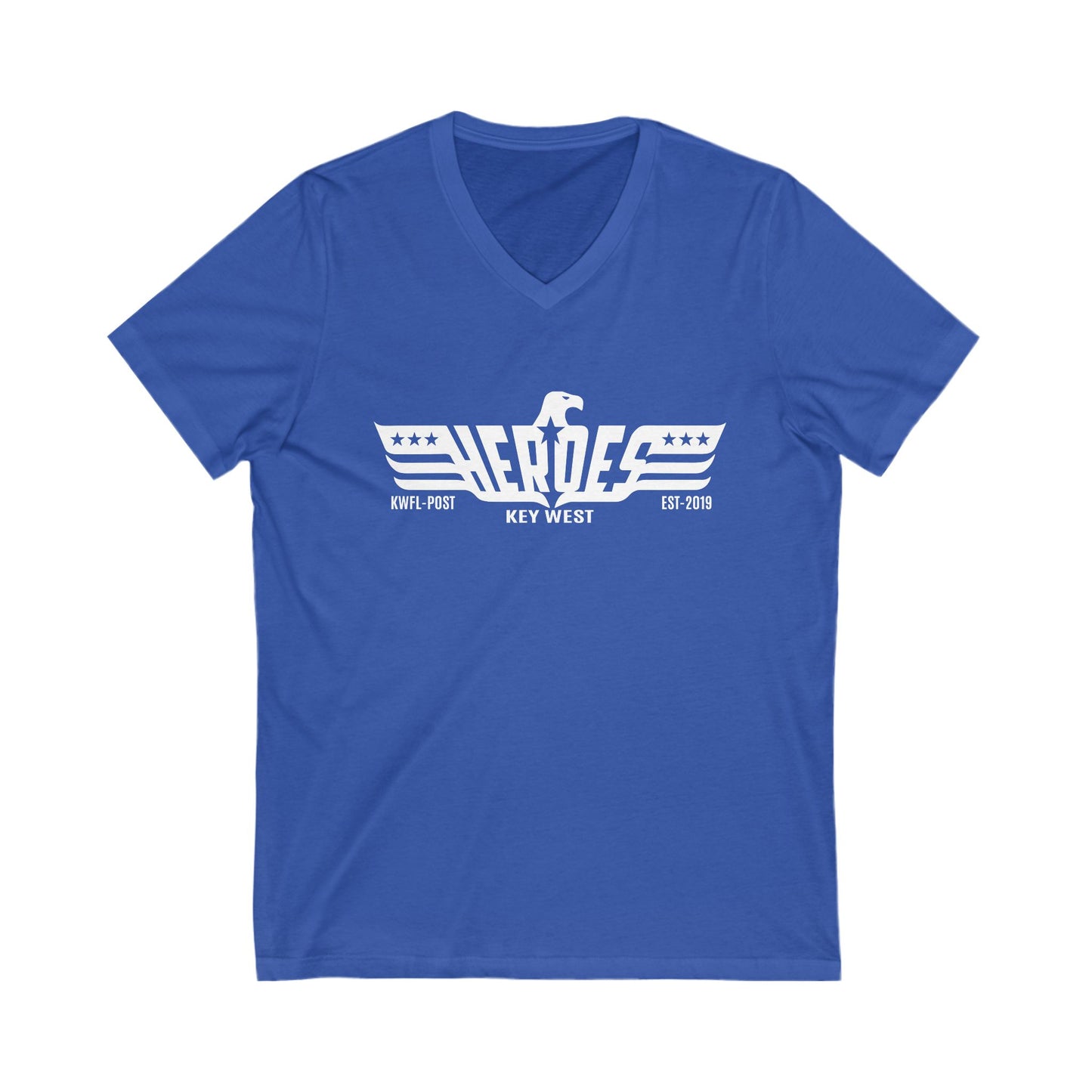 Heroes Bar Key West V-Neck Tee