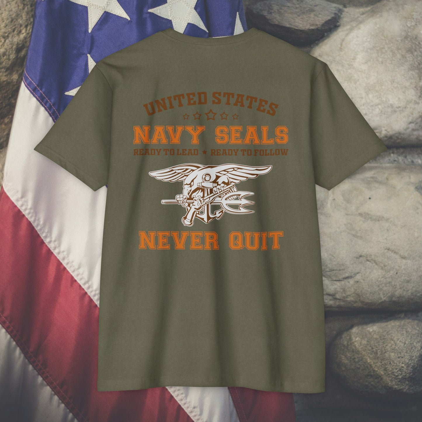 Navy Seals Never Quit T-shirt
