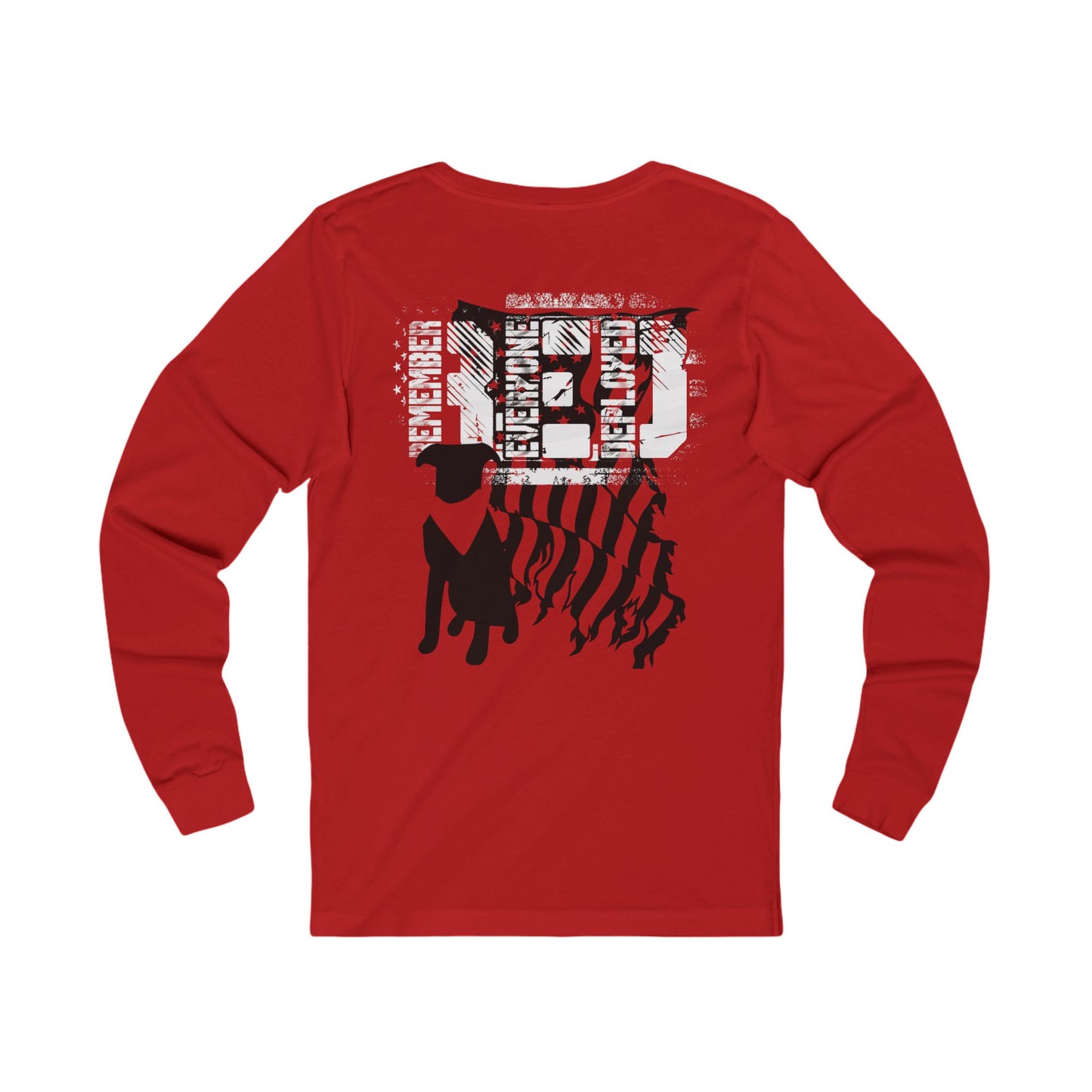 RED Remember Everyone Deployed Long Sleeve Tee