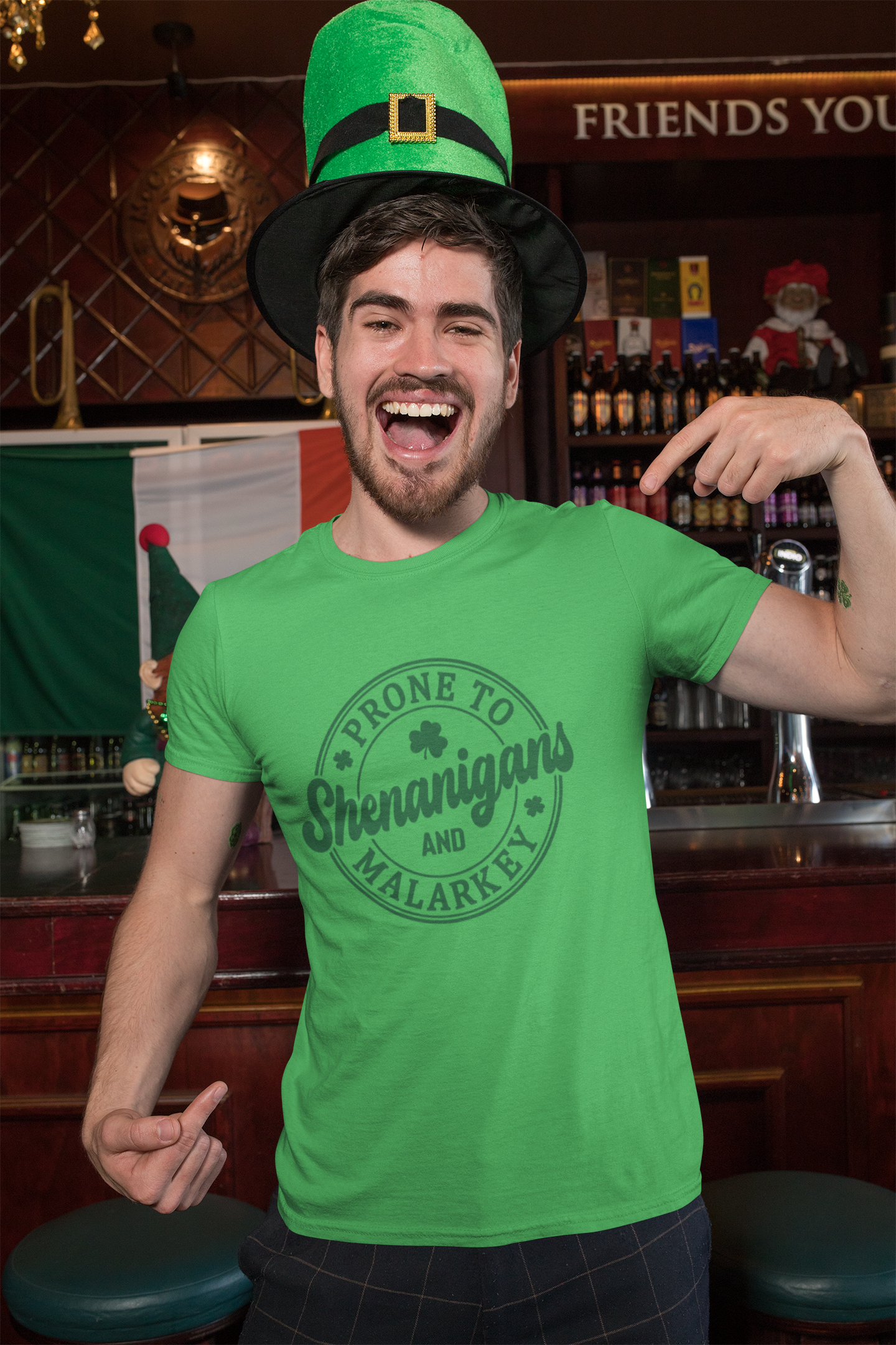 Prone to Shenanigans Softstyle Fun, St. Patrick's Day Tee