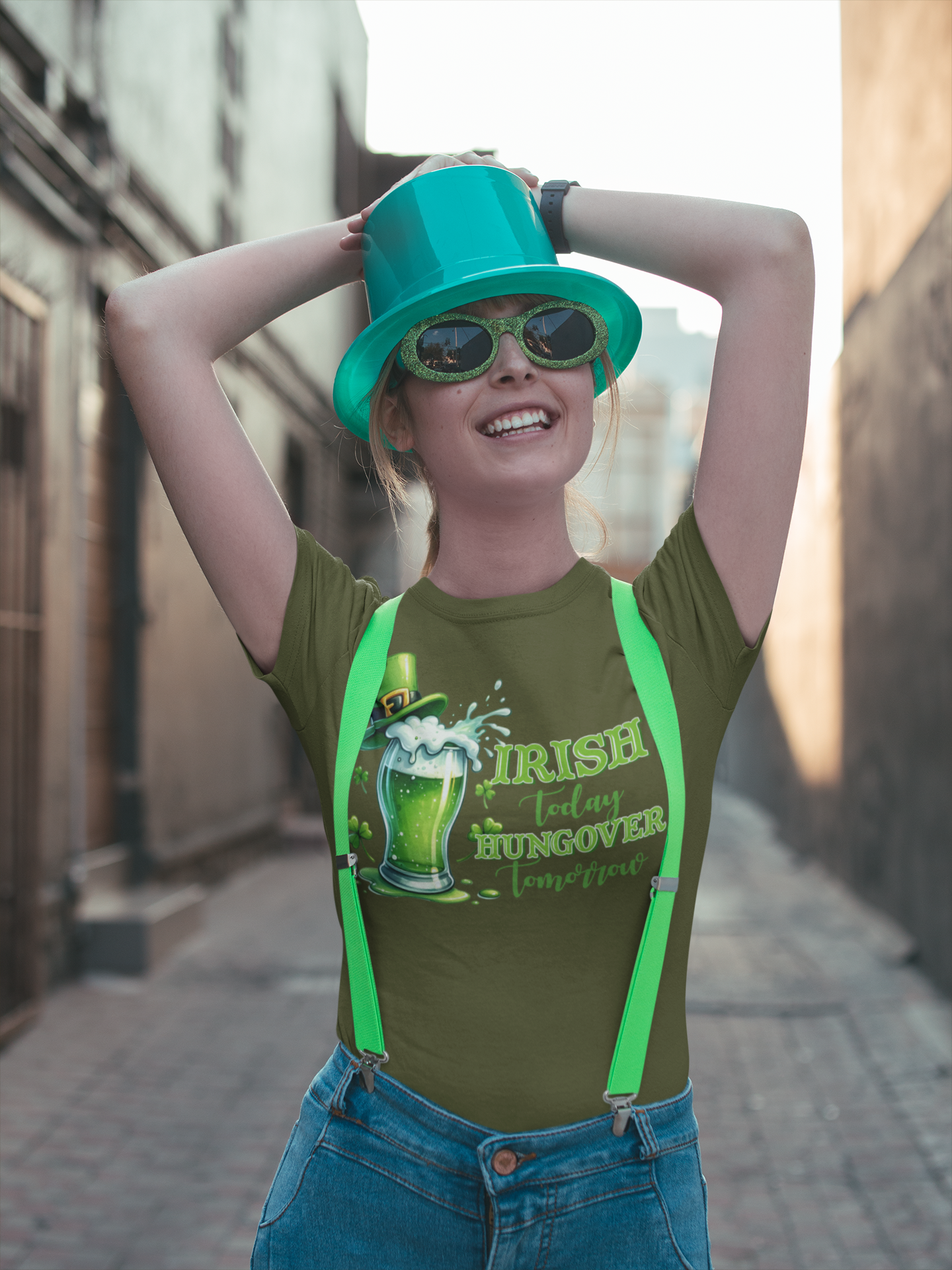 St. Patrick's Day Irish Hungover Fun Tee