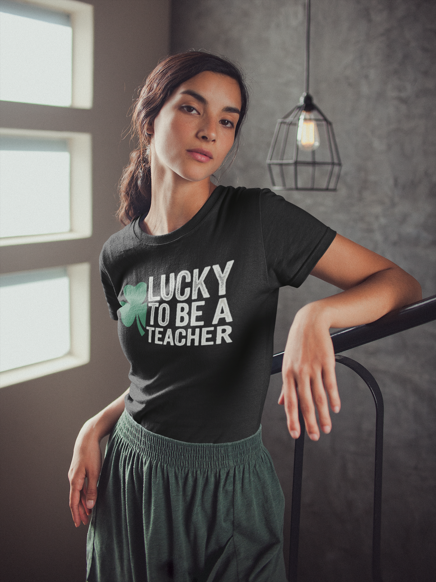 Lucky to Be a Teacher Tee St. Patrick's Day Gift for Educators