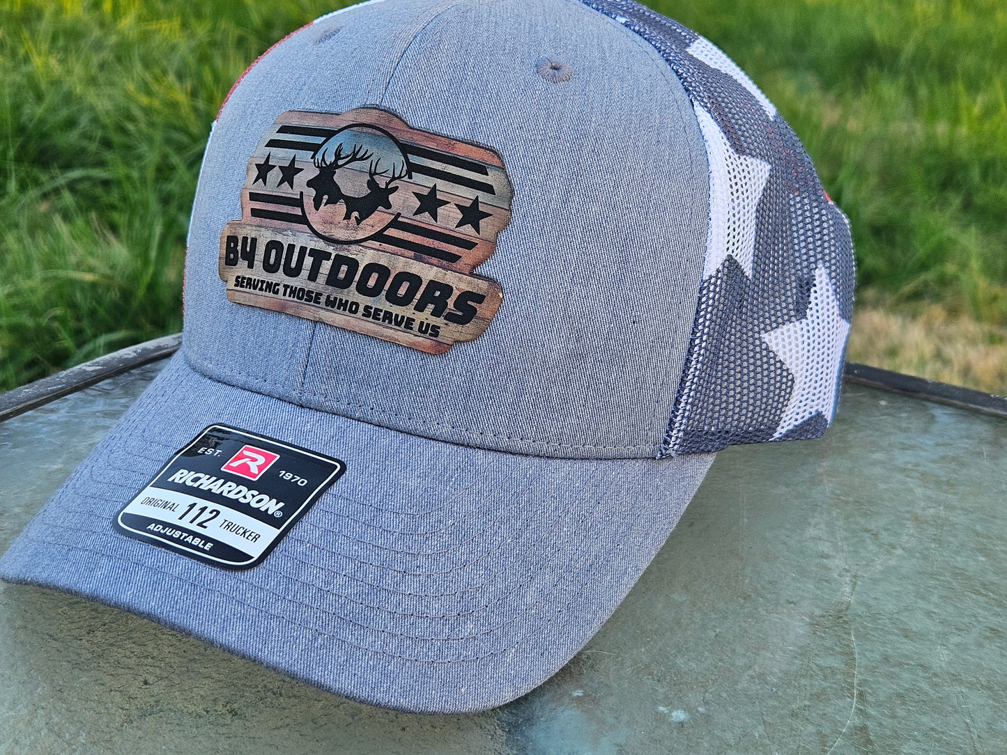 American Trucker With Leather Patch