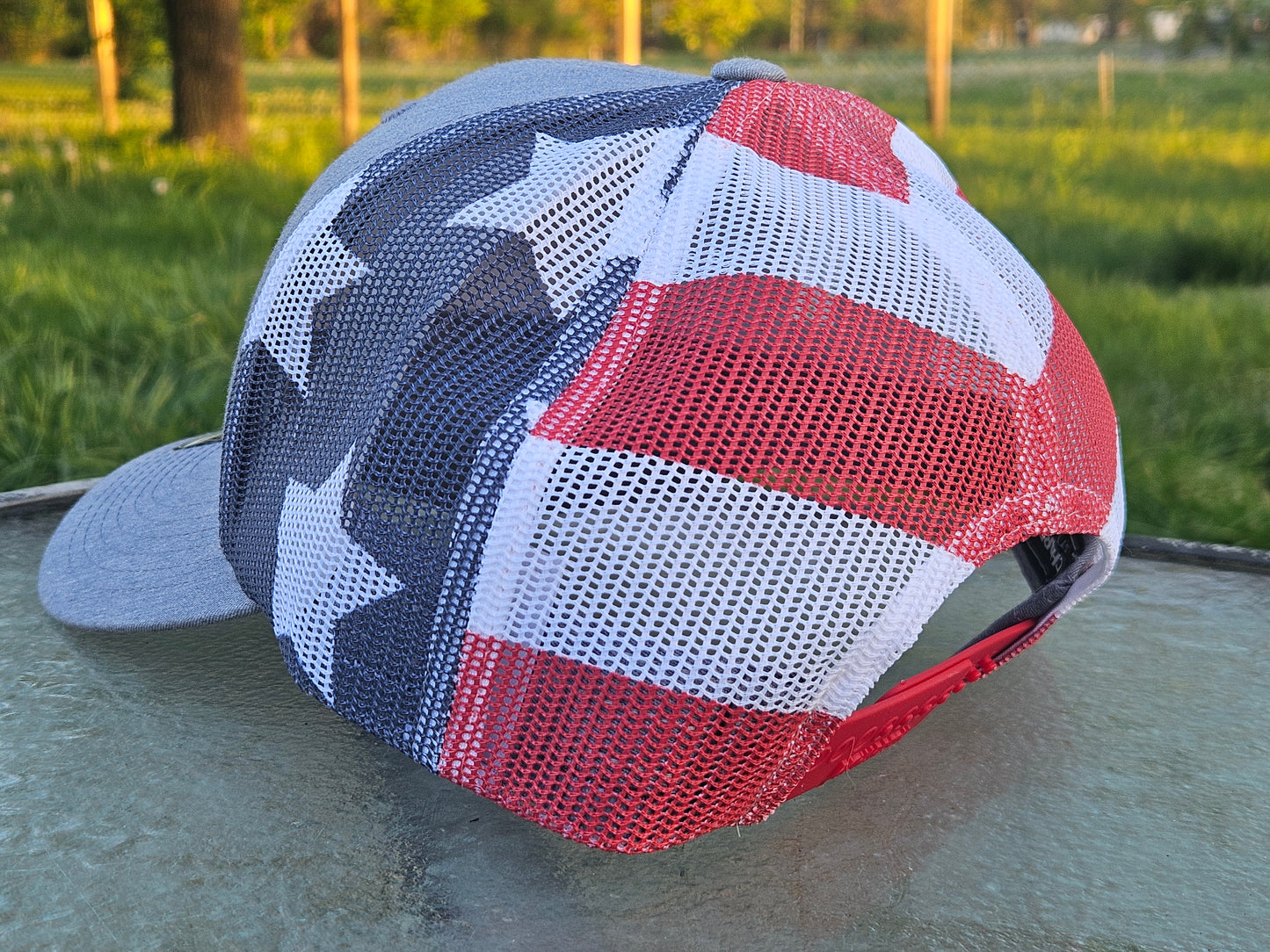 American Trucker With Leather Patch