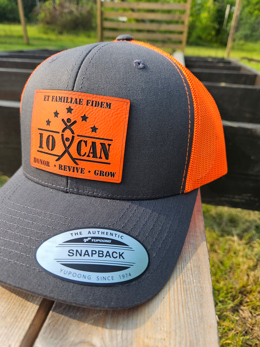 Orange/Orange Patch Hat