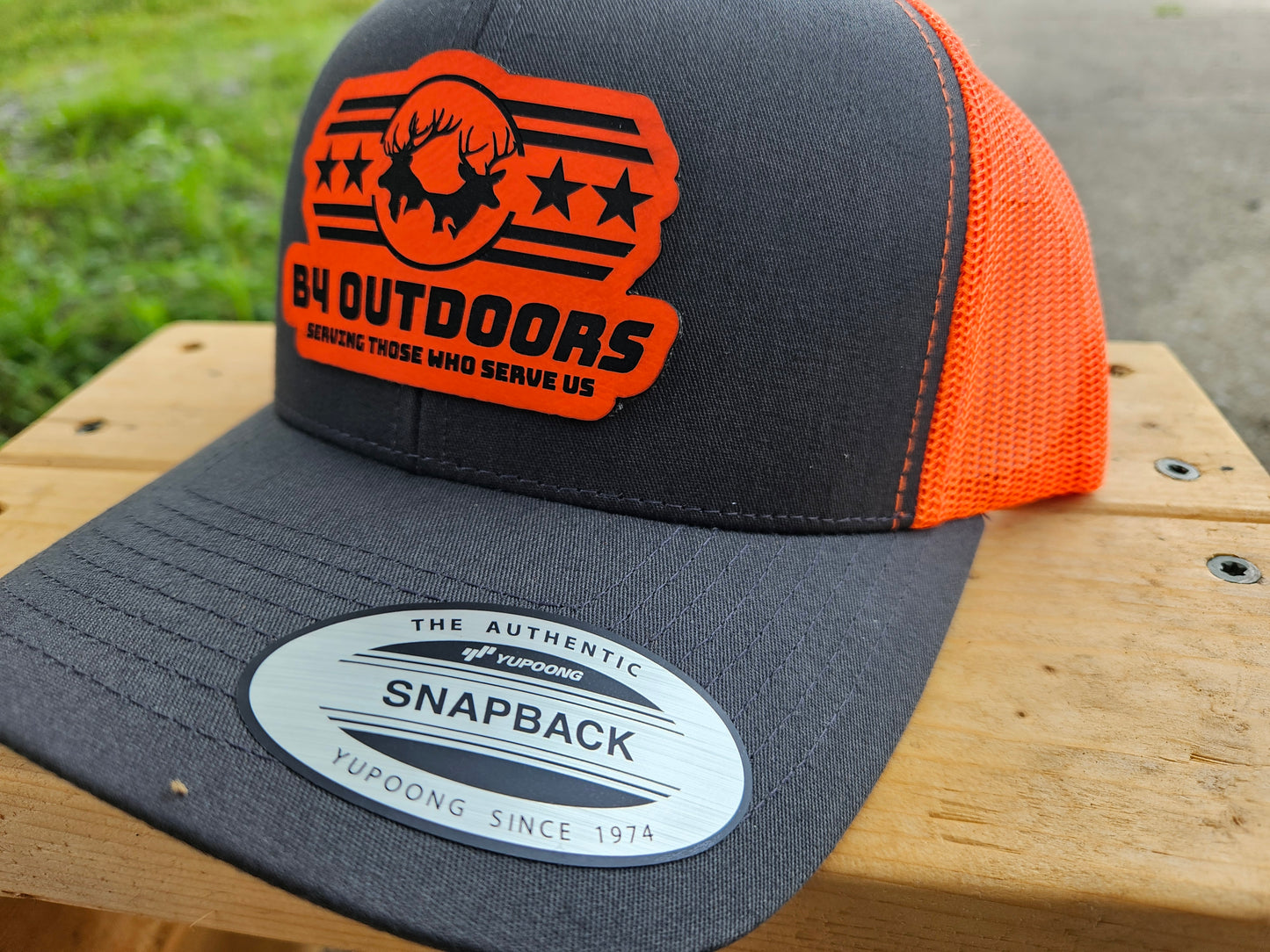 B4 Outdoors Orange Hat