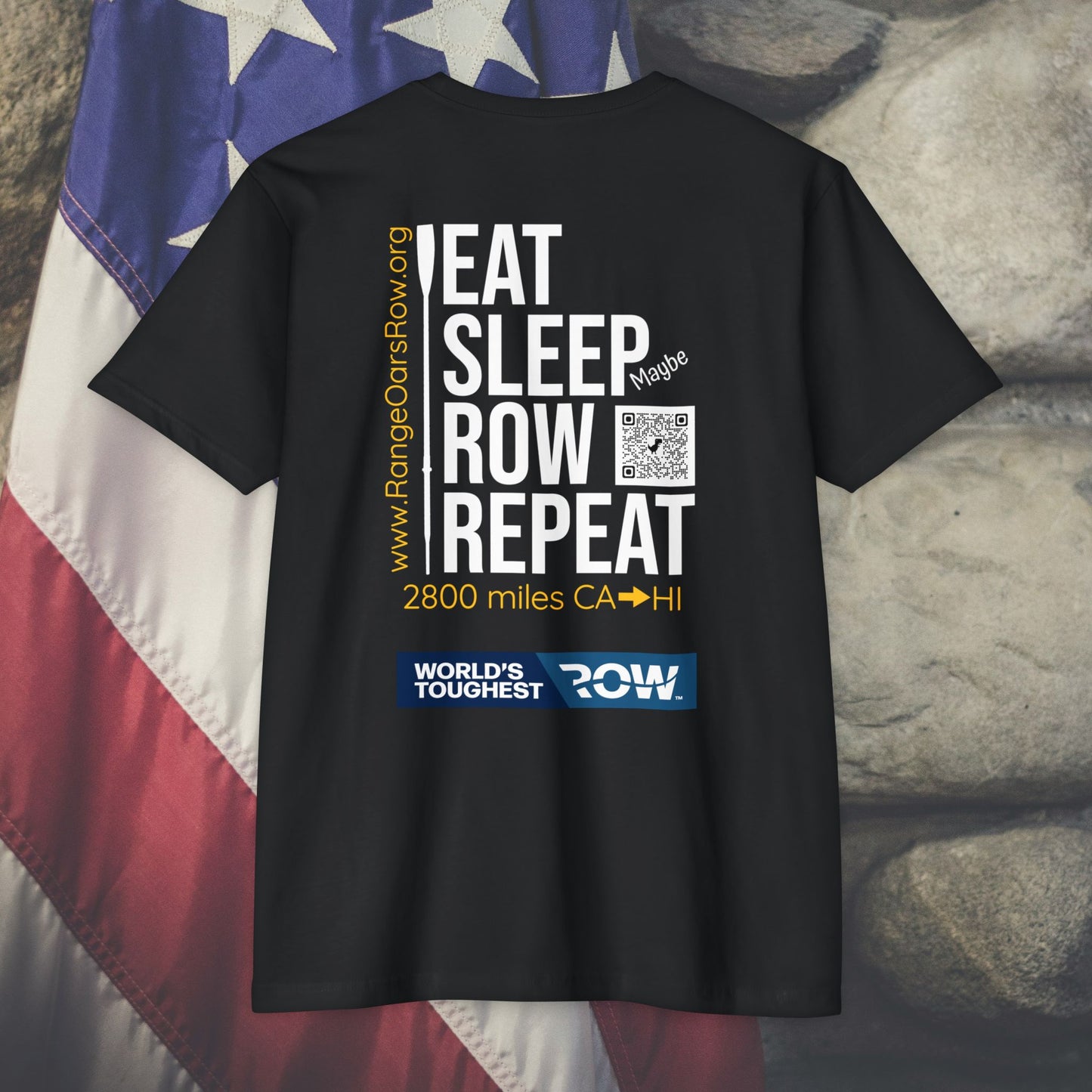 RangeOars Row Eat Sleep Row Repeat T-Shirt
