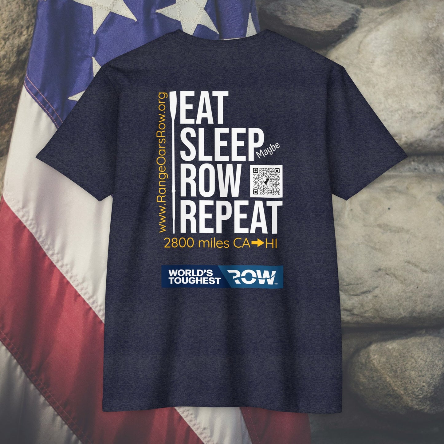 RangeOars Row Eat Sleep Row Repeat T-Shirt