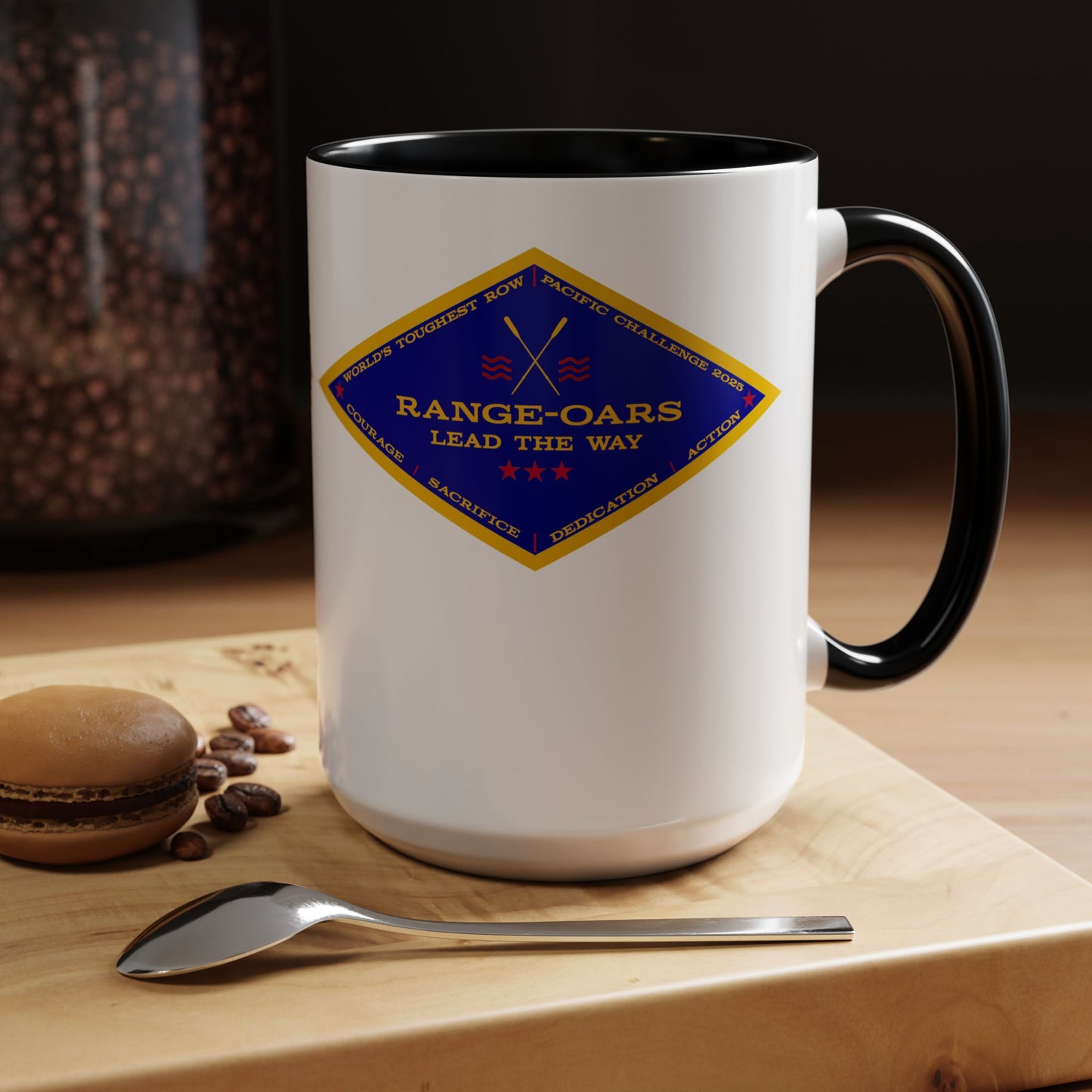 Range Oars Row Accent Coffee Mug