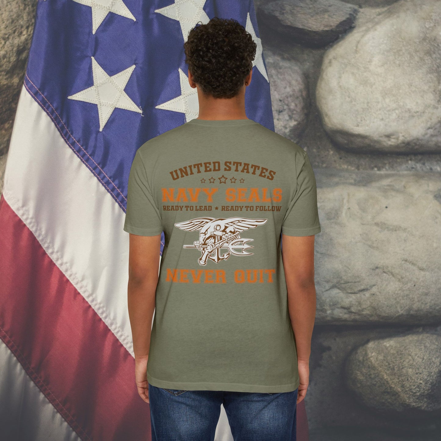 Navy Seals Never Quit T-shirt