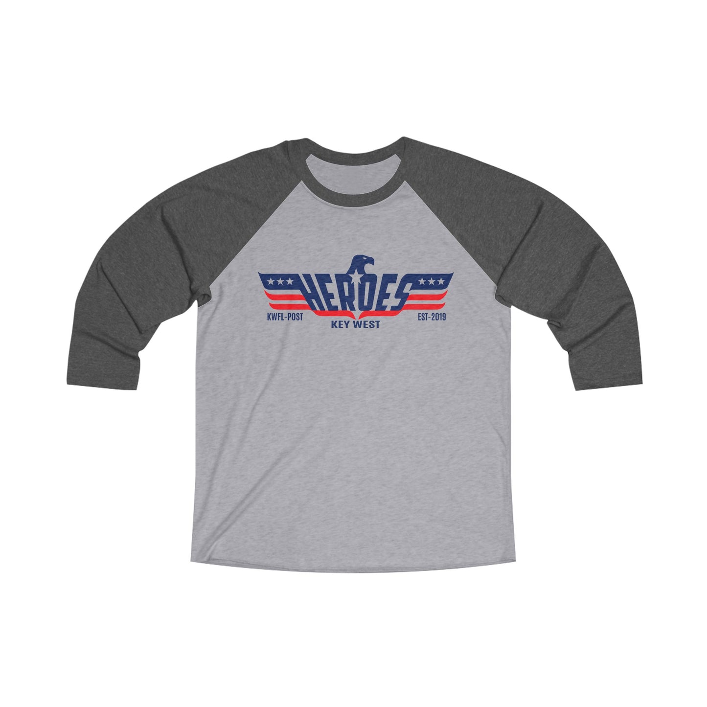 Raglan Tee - Heroes Bar Key West
