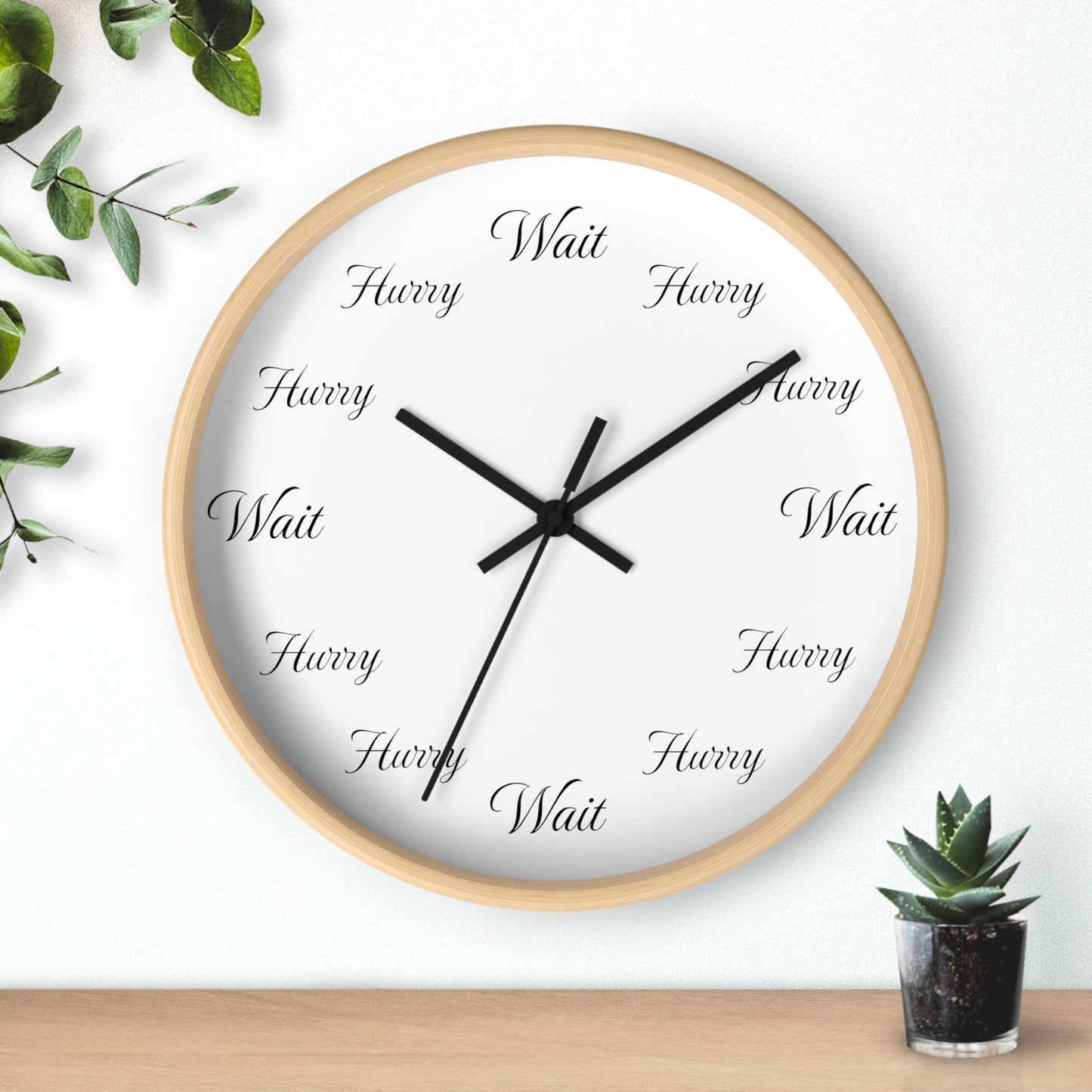 Suicide Prevention Military Time Wall Clock