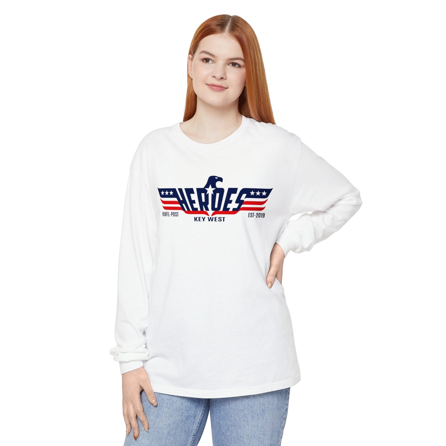 Long Sleeve T-Shirt Heroes Bar Key West