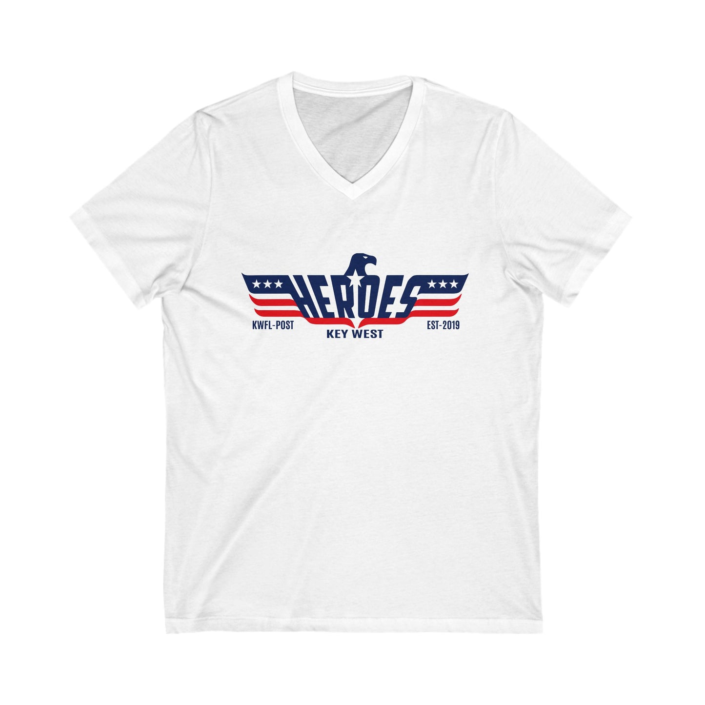 Heroes Bar Key West V-Neck Tee