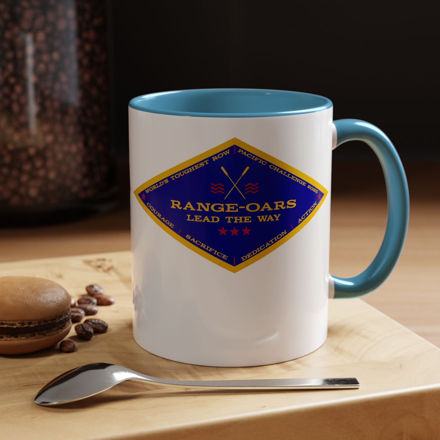 Range Oars Row Accent Coffee Mug