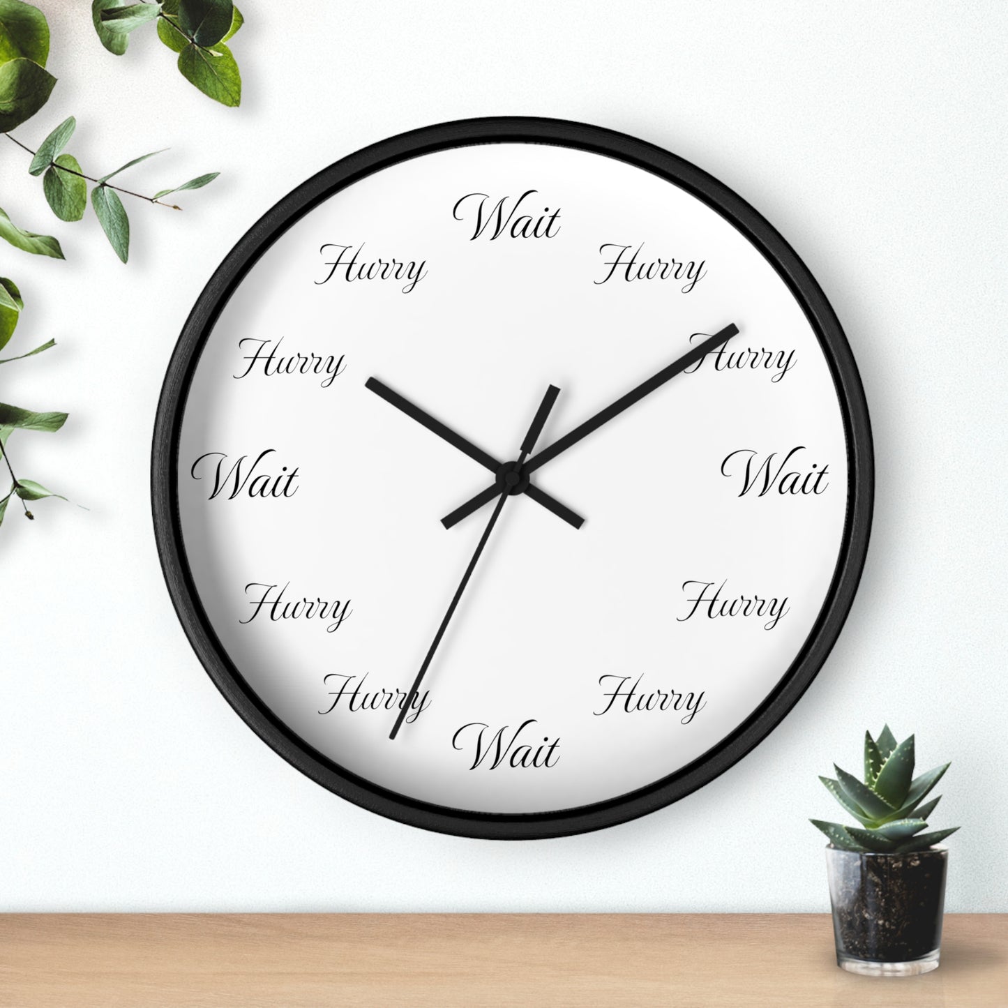 Suicide Prevention Military Time Wall Clock