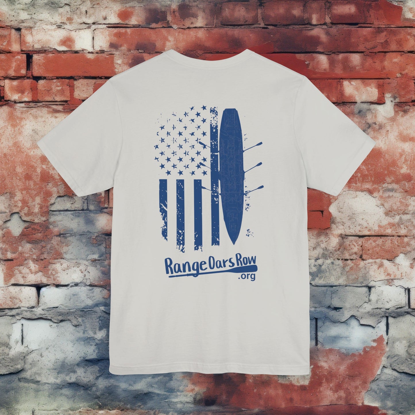 RangeOars Row Top Down Rowing Flag Shirt