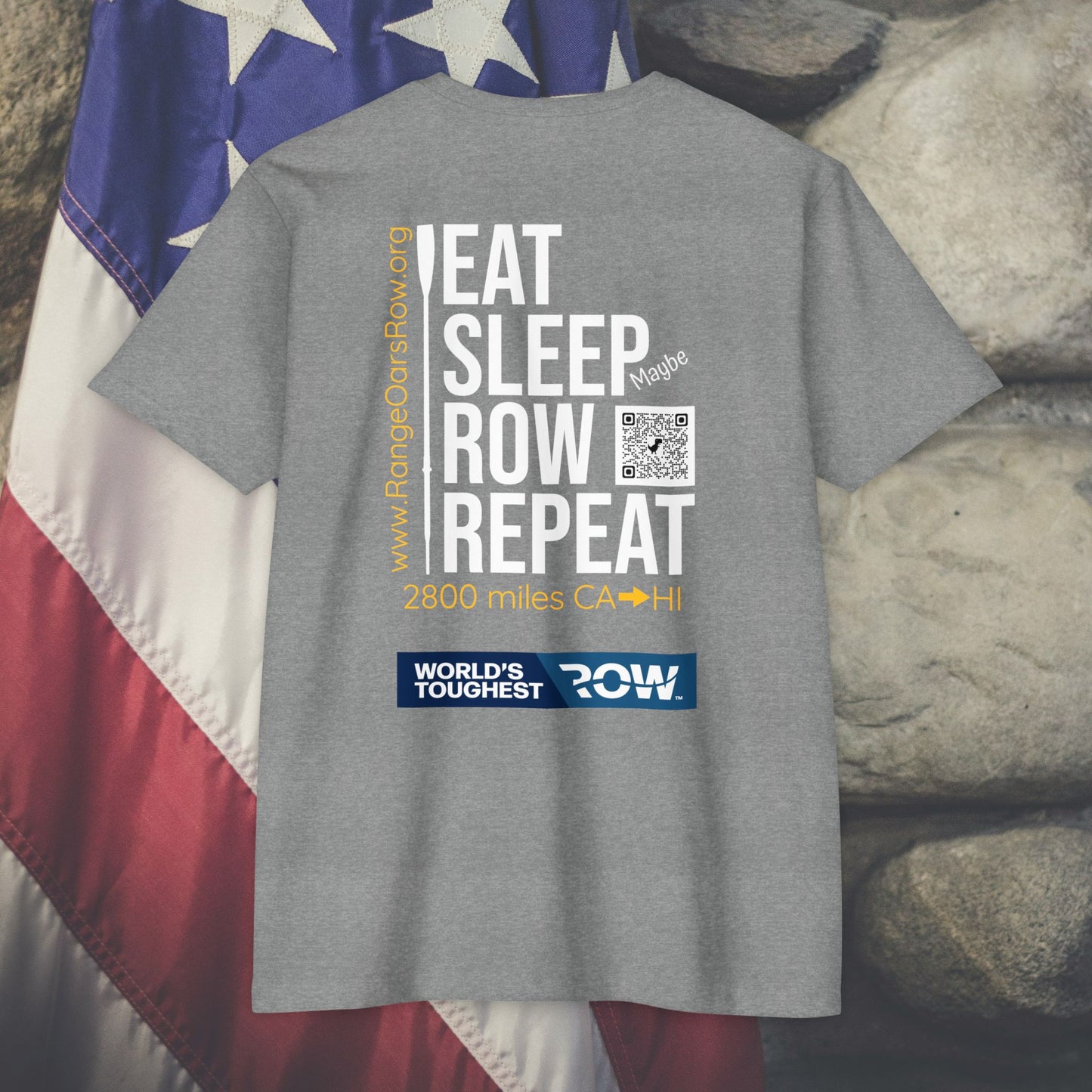 RangeOars Row Eat Sleep Row Repeat T-Shirt