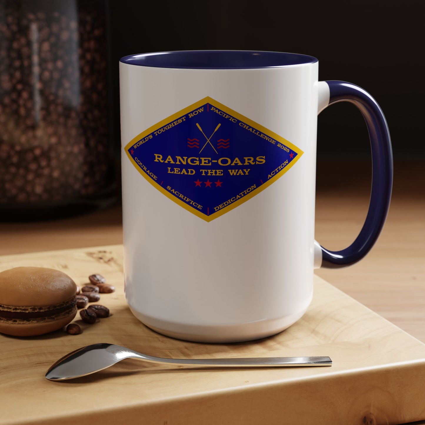 Range Oars Row Accent Coffee Mug