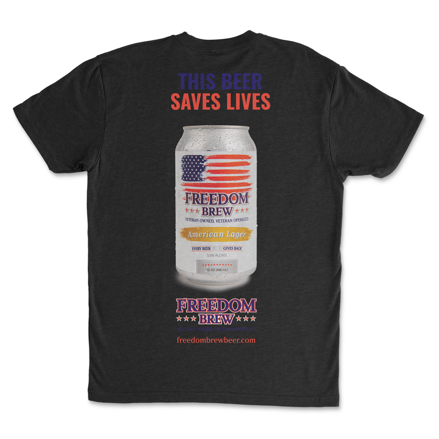 Freedom Brew Can Lovers Tee