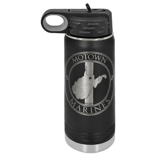 Motown Marines Stainless Steel Water Bottle