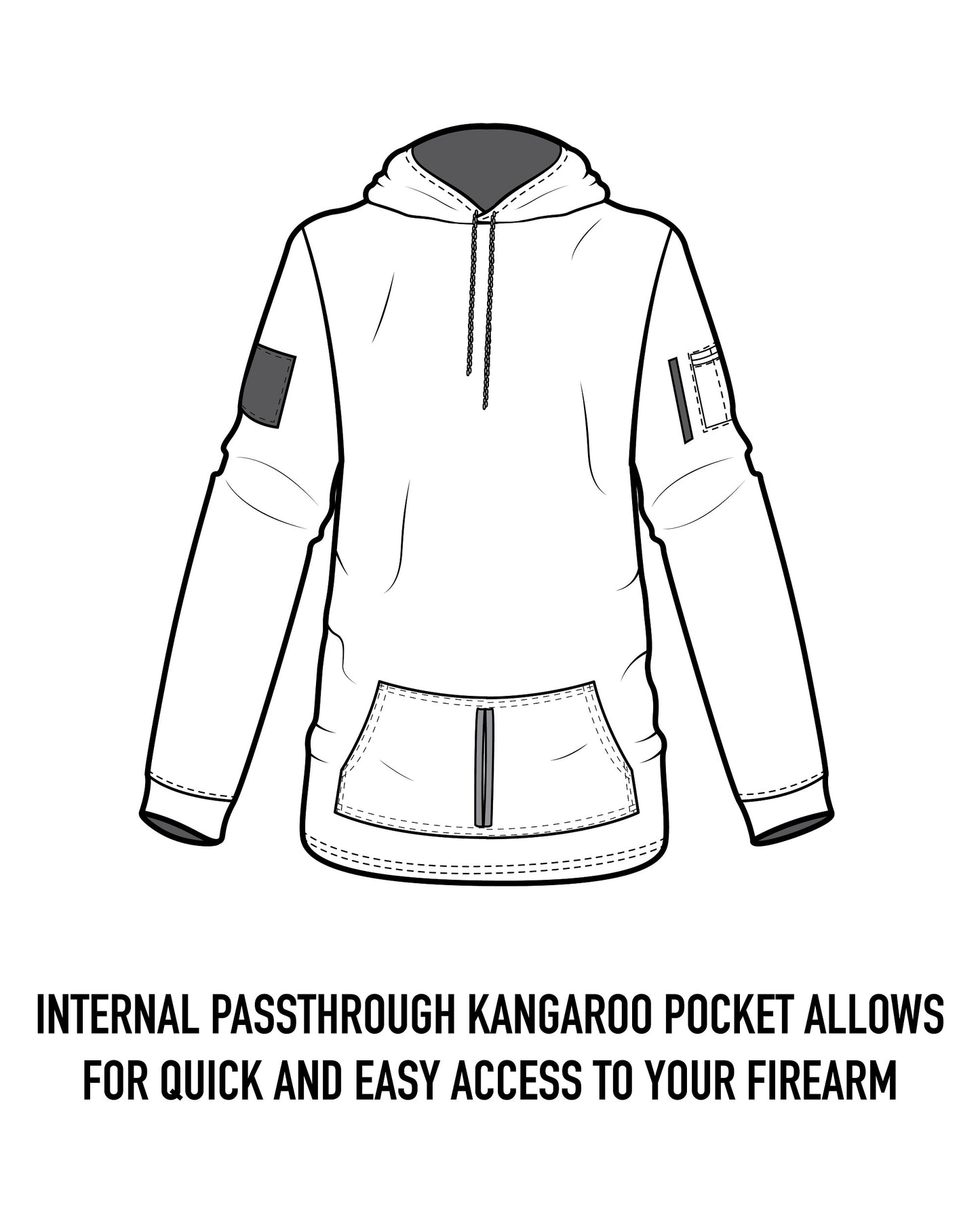 This Able Veteran Conceal Carry Hoodie