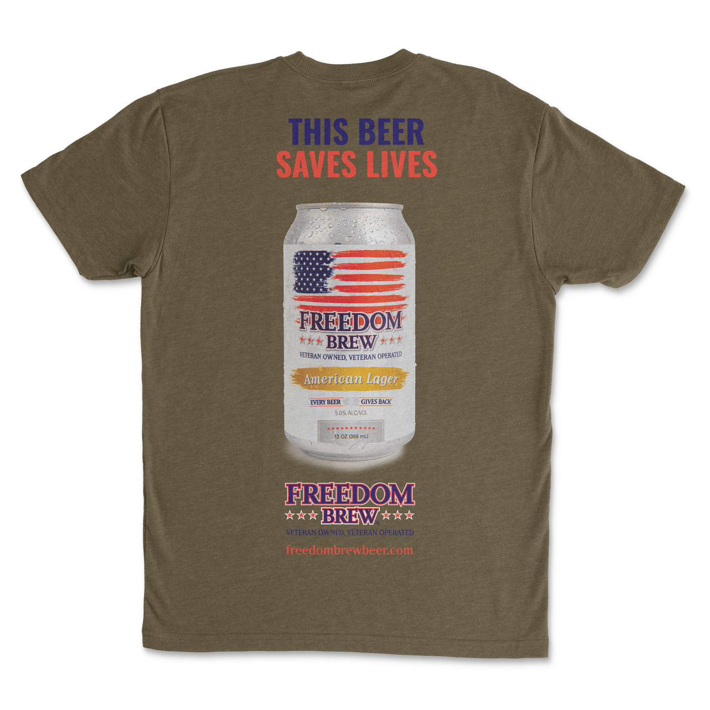 Freedom Brew Can Lovers Tee