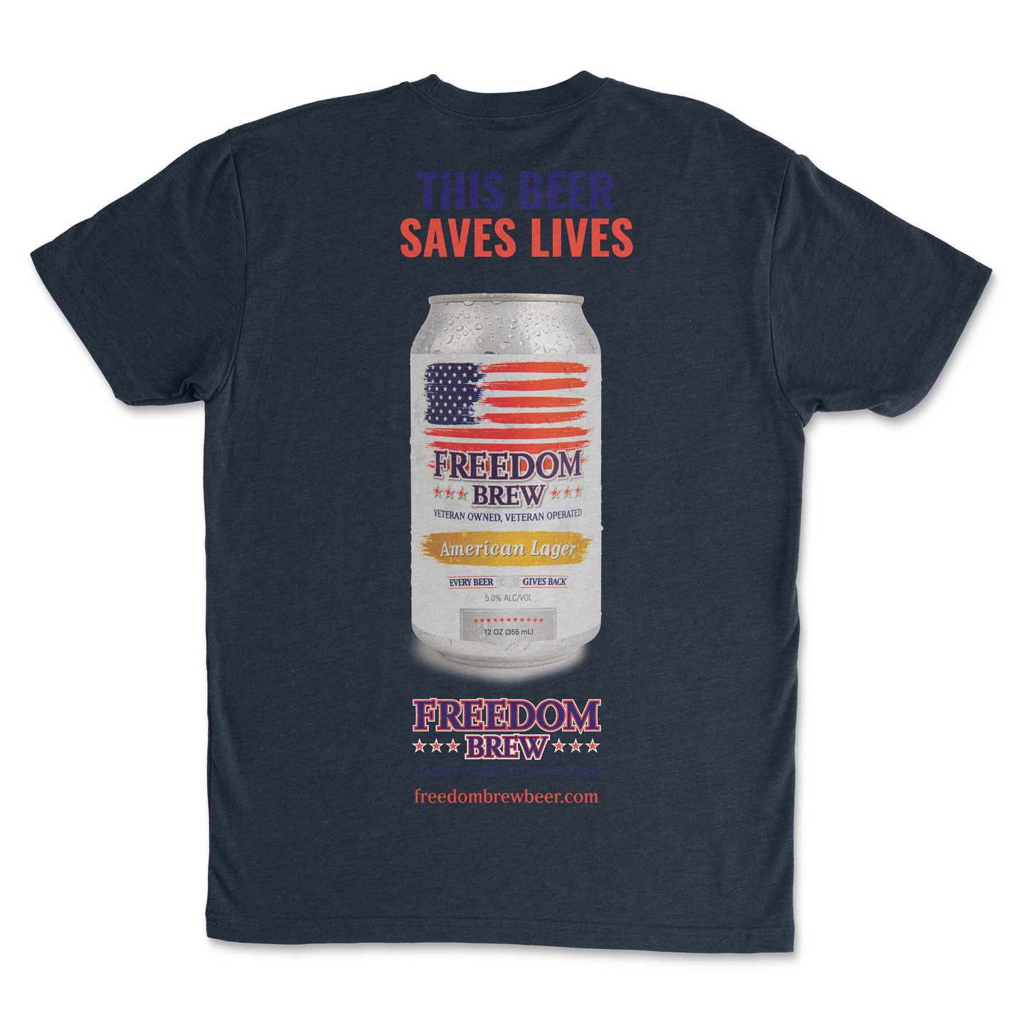 Freedom Brew Can Lovers Tee
