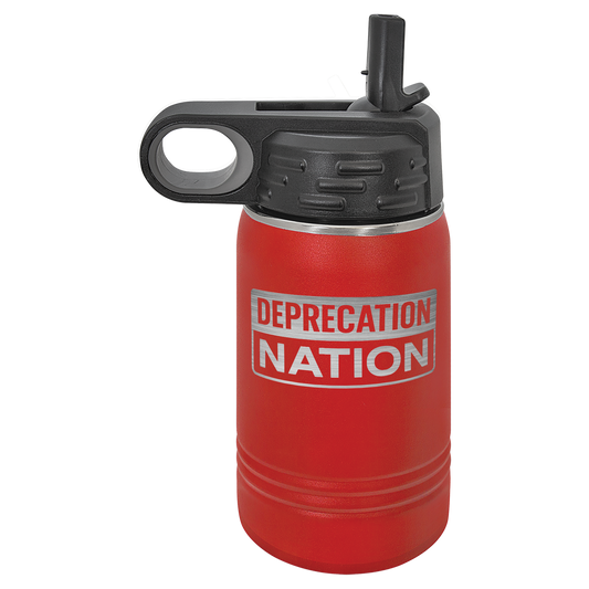Deprecation Nation Stainless Steel Water Bottle