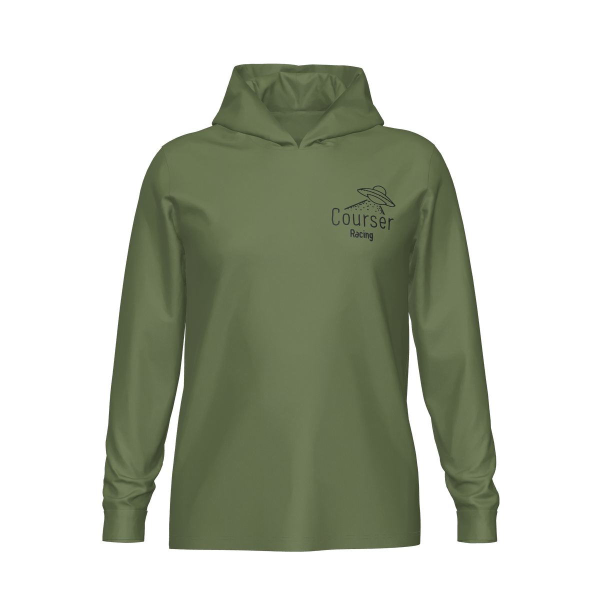 Courser Racing Alien Hooded Performance Long Sleeve