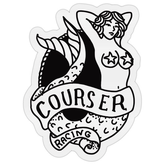 Courser Racing Mermaid Sticker