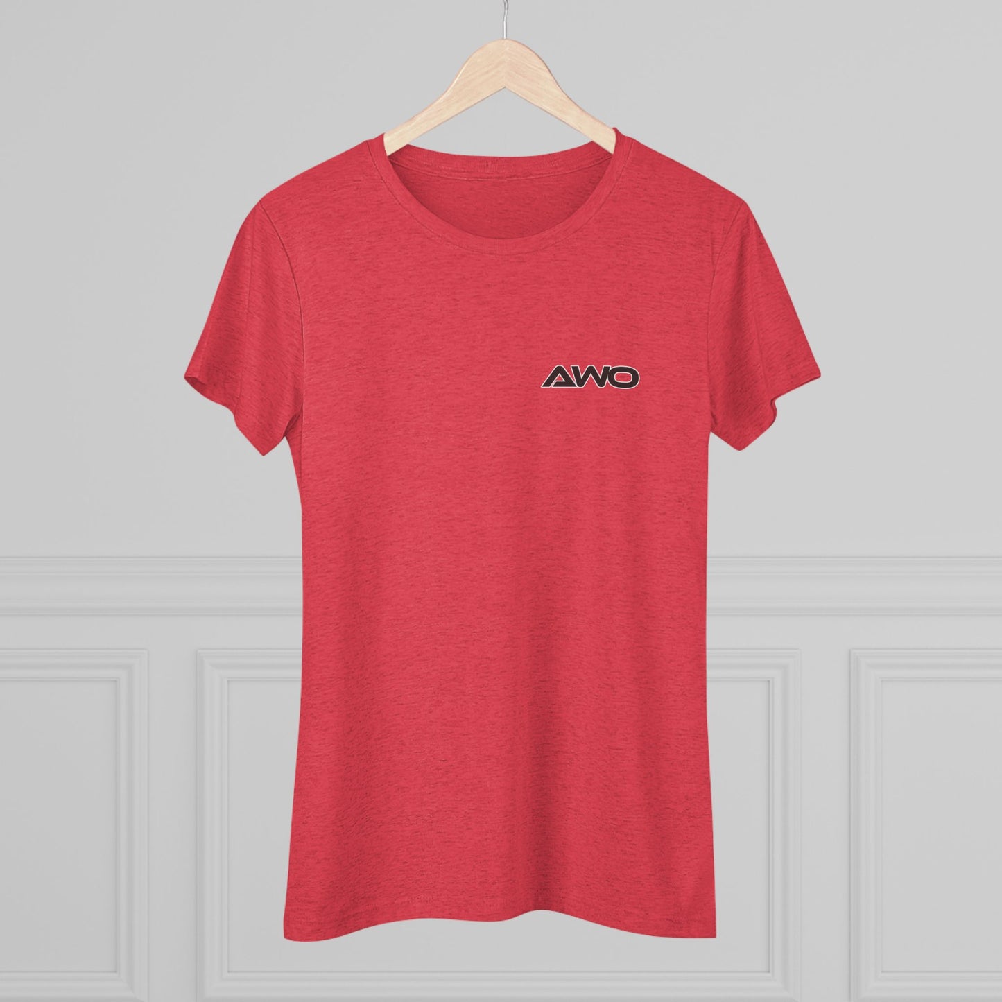 American Warrior Outdoors RED Women's Triblend Tee