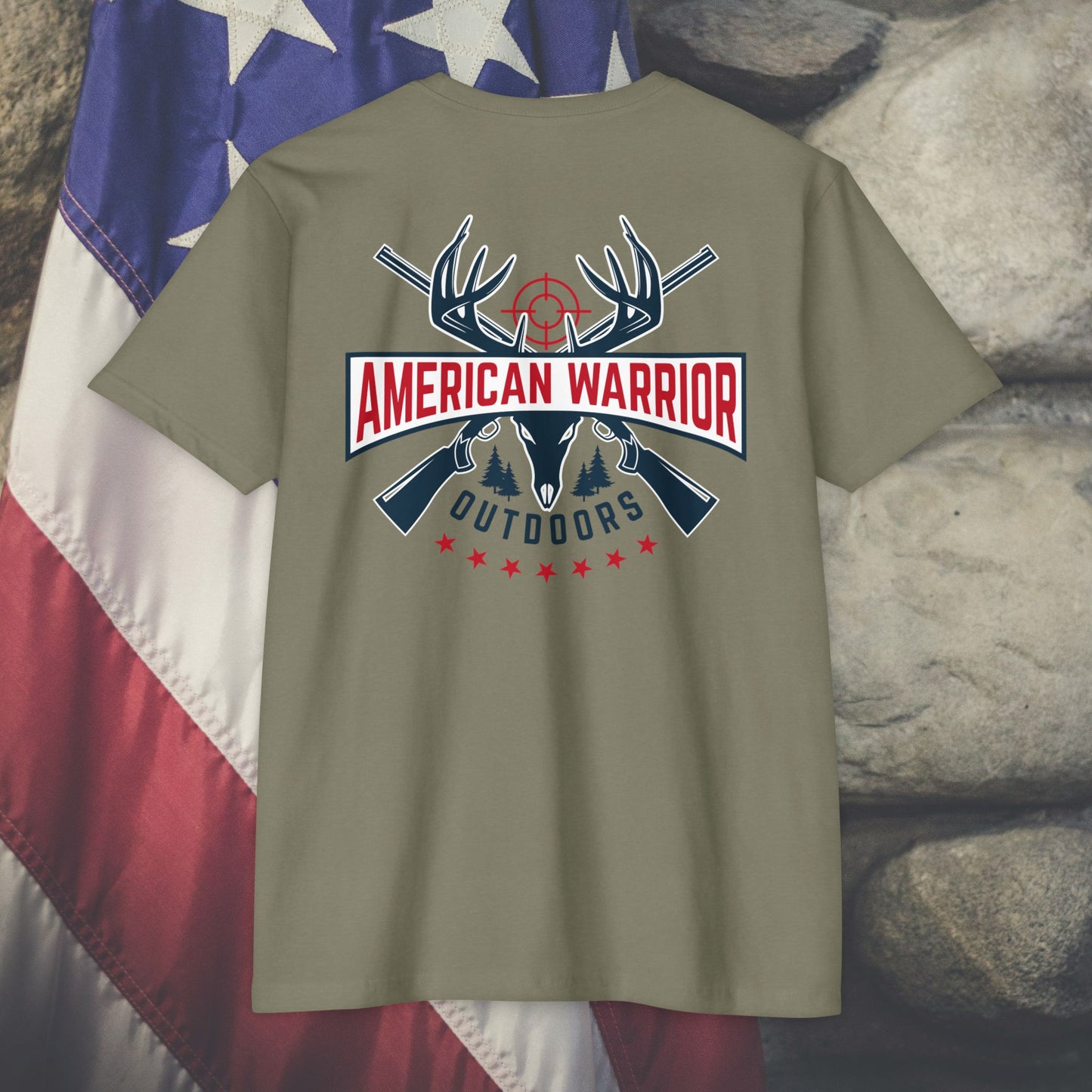 American Warrior Outdoors Hunting Men's Jersey T-shirt