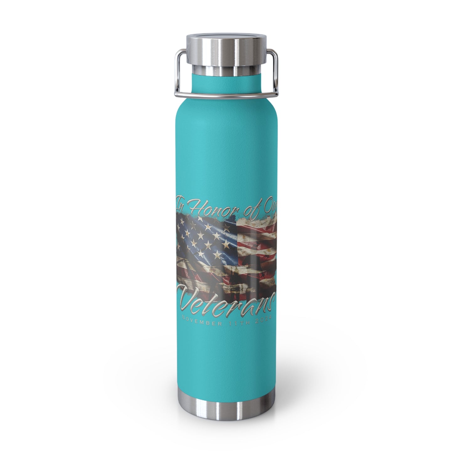 Veterans Day 2024 Copper Vacuum Insulated Bottle, 22oz