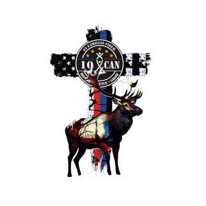 10 CAN, inc. Elk Vinyl Sticker