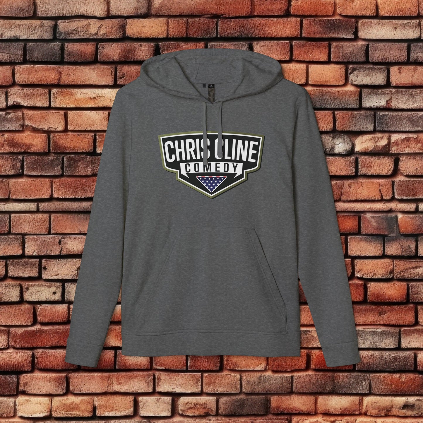 adidas Unisex Fleece Hoodie- Chris Cline Comedy