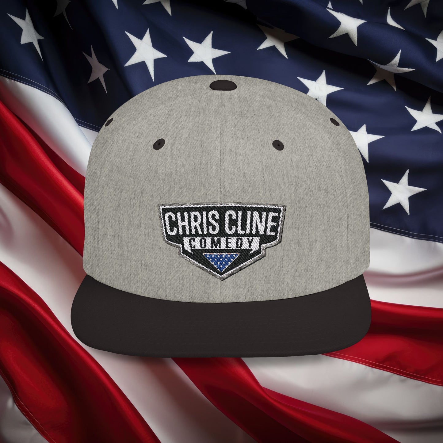 Hat Snapback Supports Chris Cline Comedy