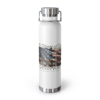 Veterans Day 2024 Copper Vacuum Insulated Bottle, 22oz