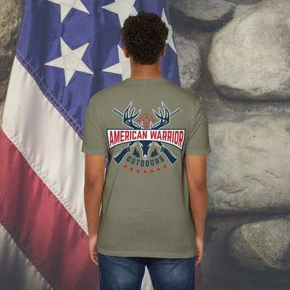 American Warrior Outdoors Hunting Men's Jersey T-shirt