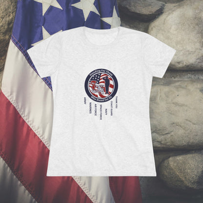 Women's Tee - Supports 7 Days For The Troops